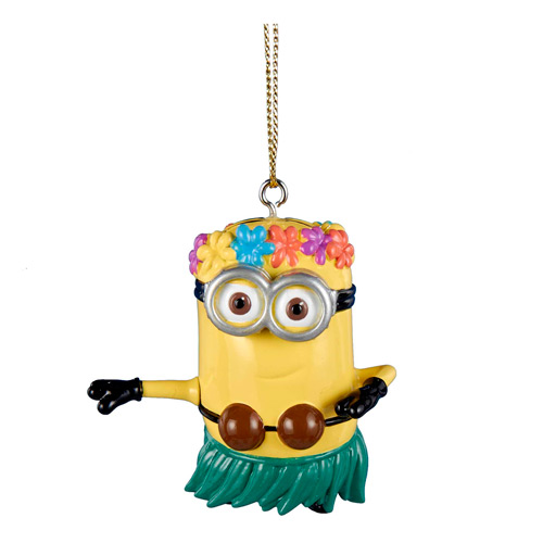 Despicable Me Hula Dave Figural Resin Ornament
